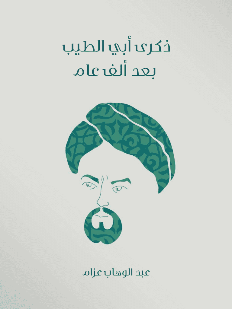 تحميل كتاب ذكرى أبي الطيب بعد ألف عام pdf